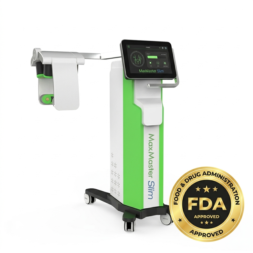 MaxMaster Slim product view with treatment arm and display