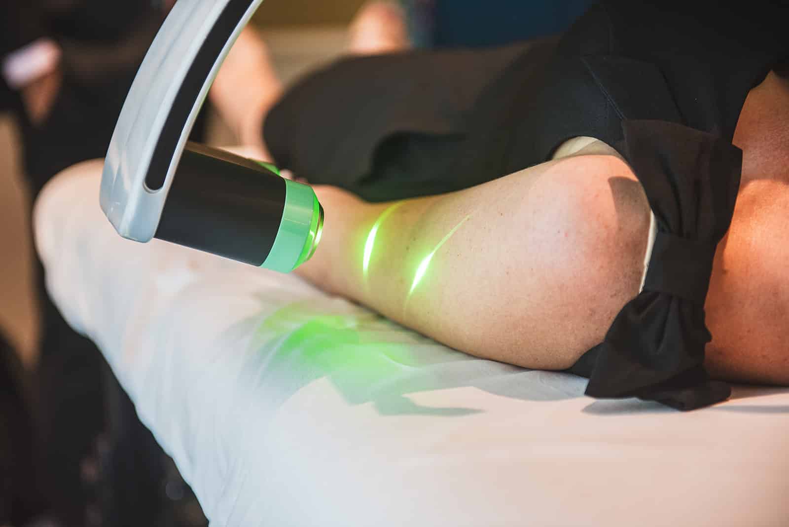 MaxMaster Slim treatment module used on lower body